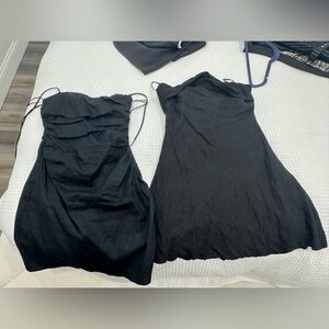 2 Mini Black Dresses Bundle